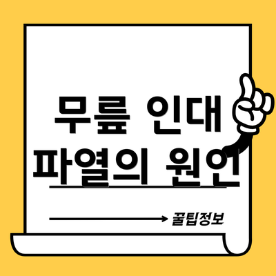 무릎 인대 파열의 원인