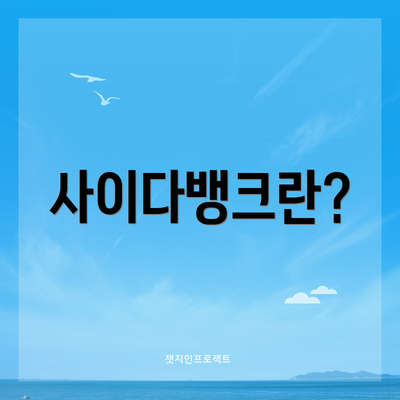 사이다뱅크란?
