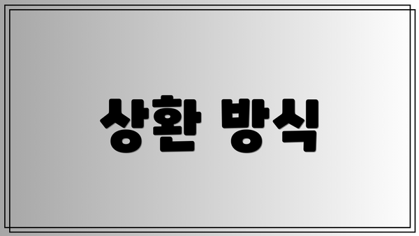 상환 방식