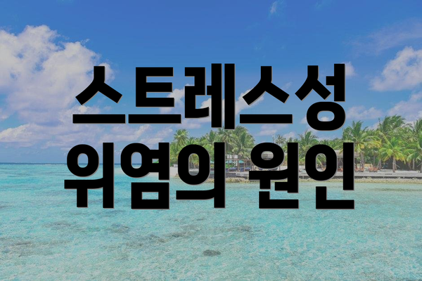 스트레스성 위염의 원인