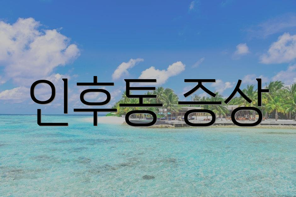 인후통 증상