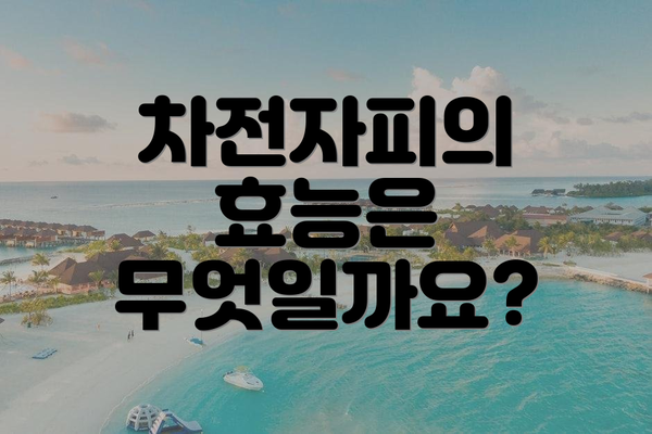 차전자피의 효능은 무엇일까요?