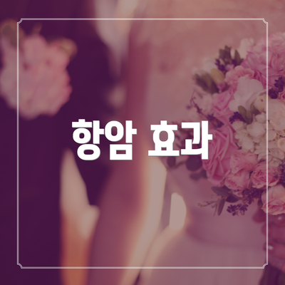 항암 효과