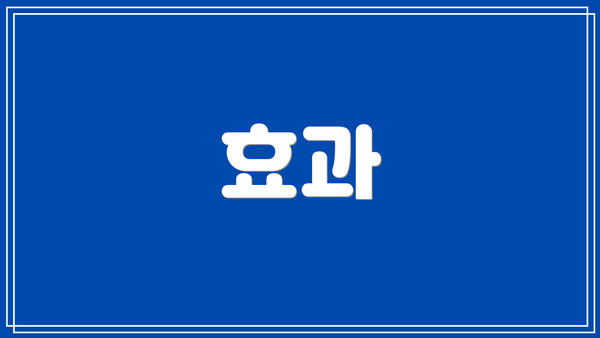 효과