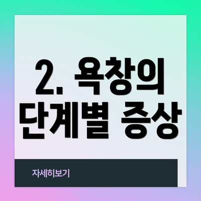 2. 욕창의 단계별 증상
