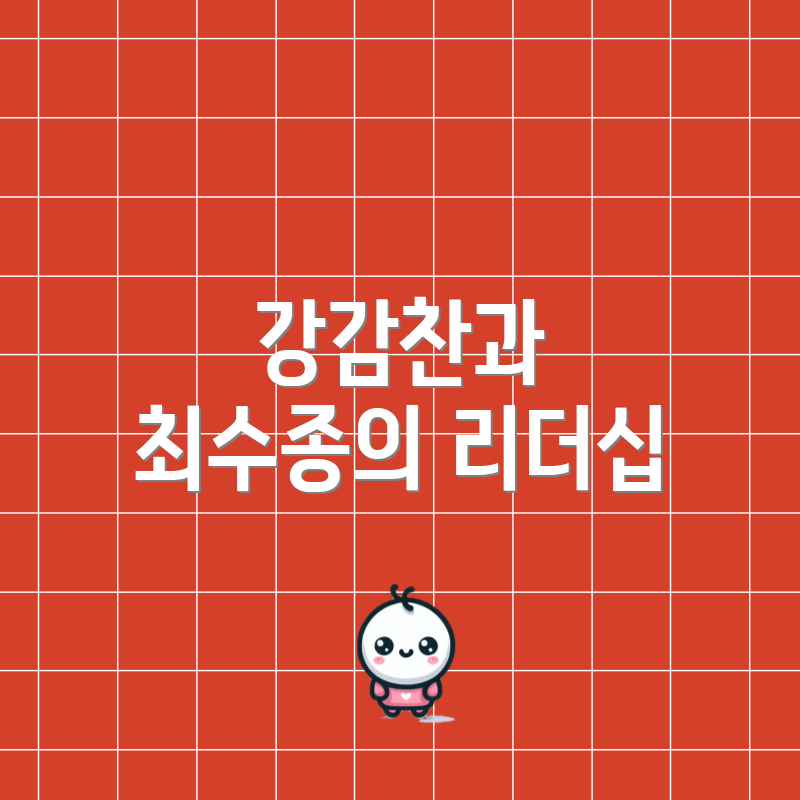 강감찬과 최수종의 리더십