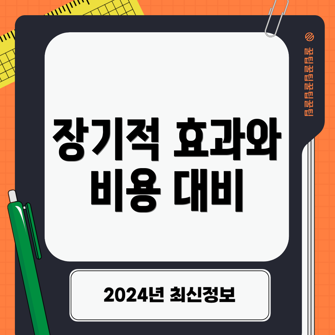 장기적 효과와 비용 대비