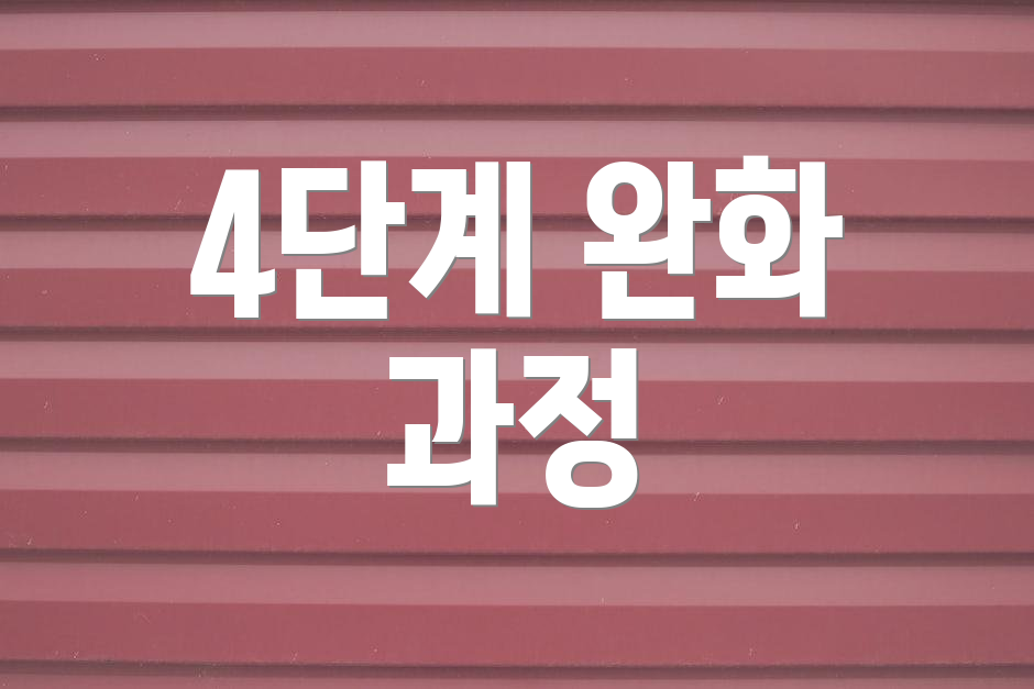 4단계 완화 과정