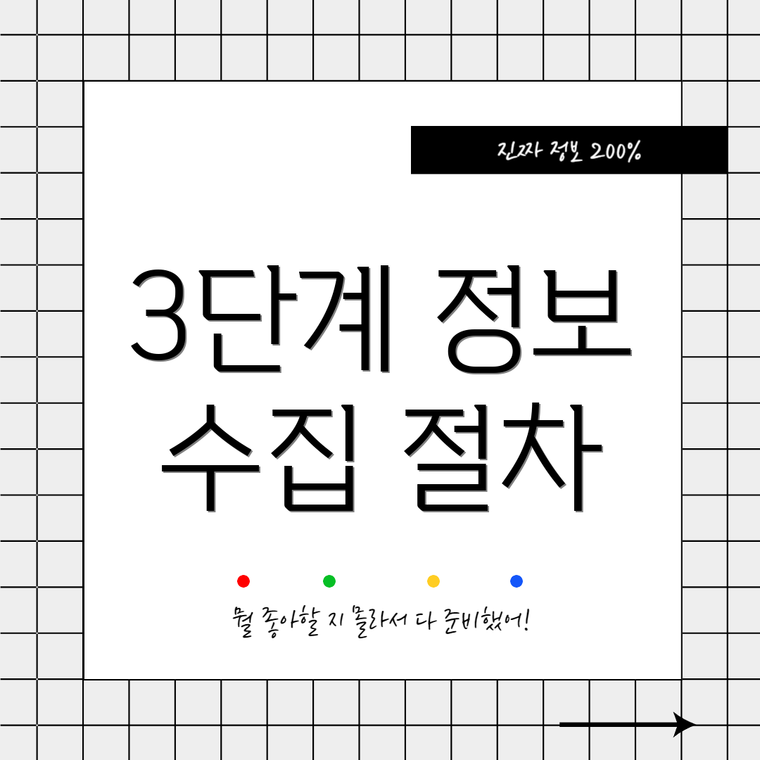 3단계 정보 수집 절차
