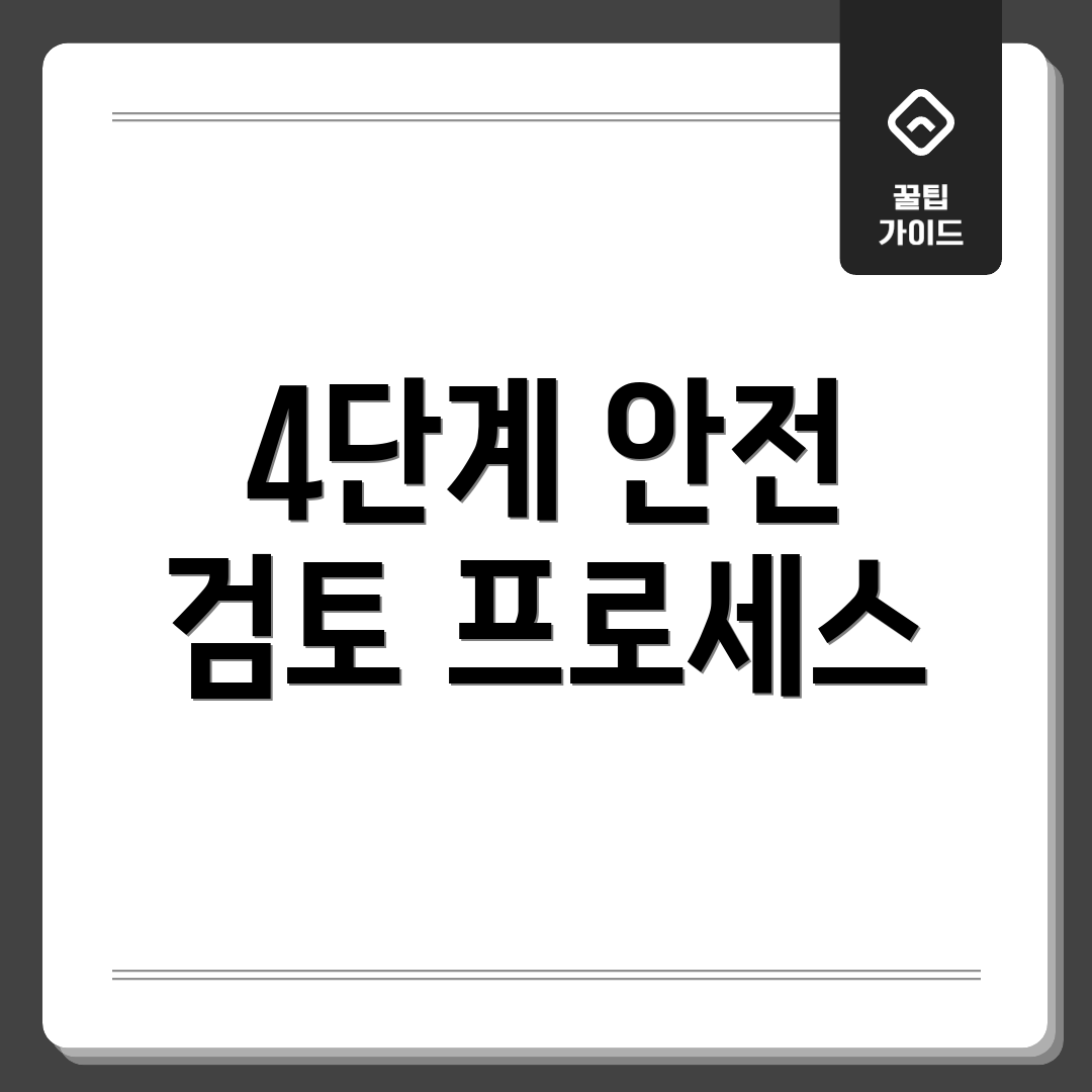 4단계 안전 검토 프로세스