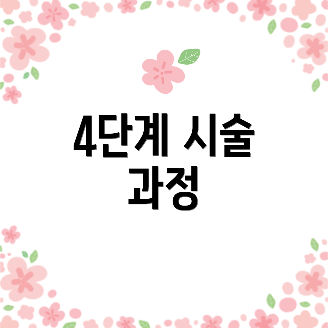 4단계 시술 과정