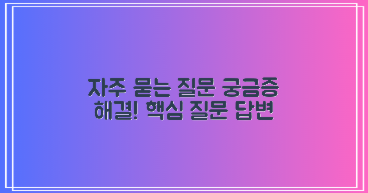 자주 묻는 질문